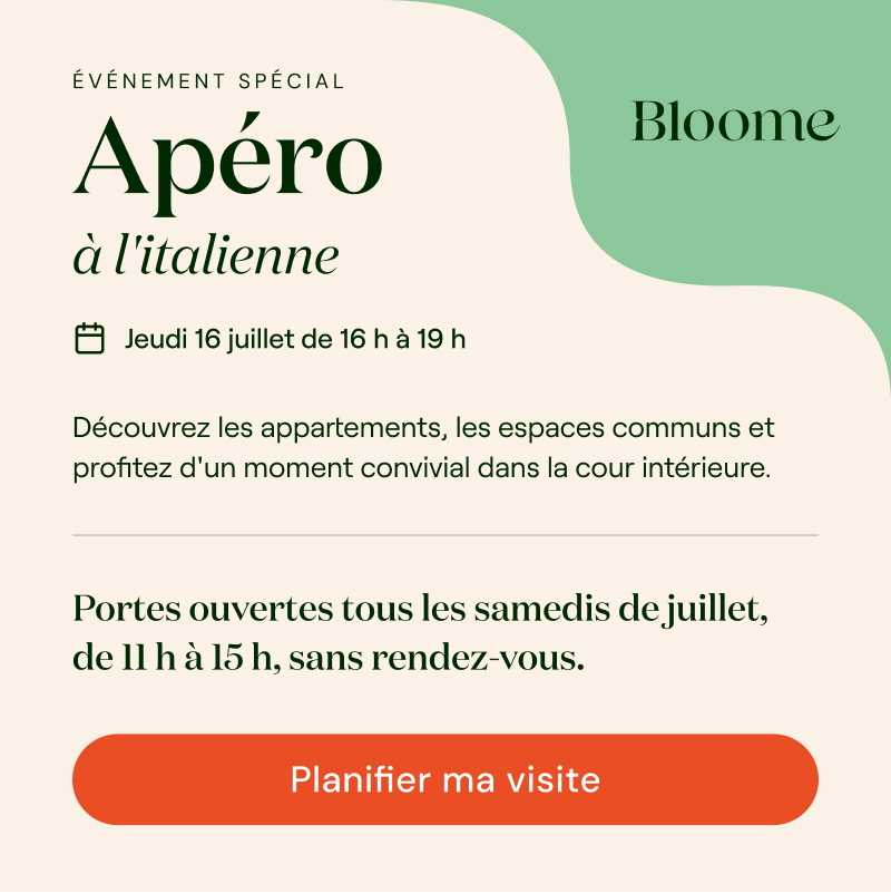 Événement spécial : apéro à l’italienne chez Bloome